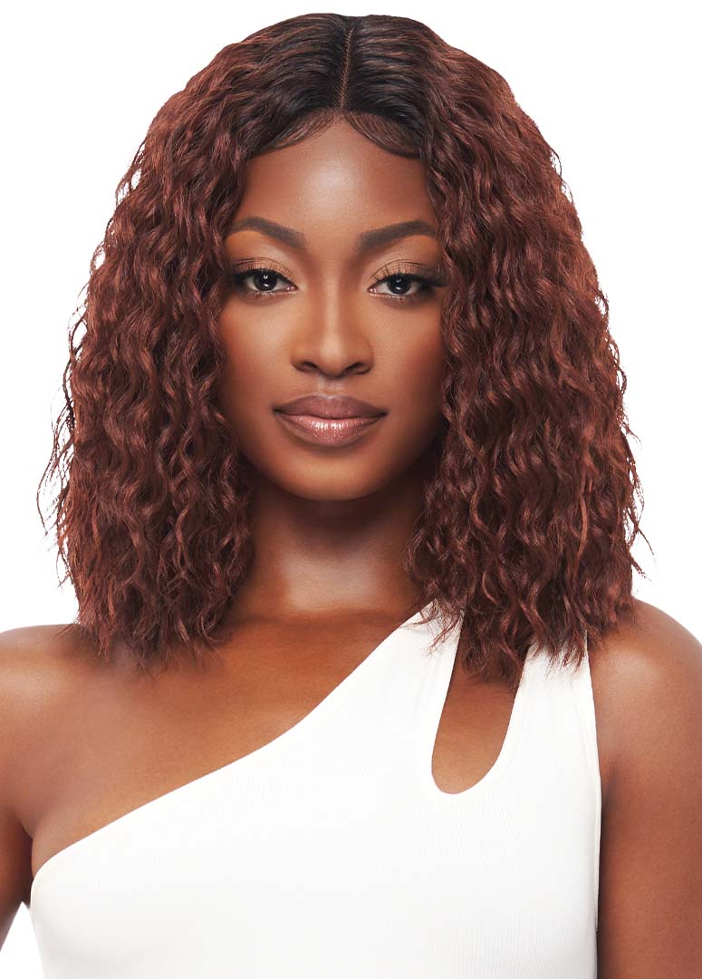 Outre Synthetic Melted Hairline HD Lace Front Wig - Joss - 1 - Black